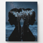 Twin Souls Beneath the Stars Fotoplatte (Vorderseite)