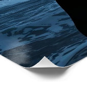 Twin Souls Beneath the Stars Poster (Ecke)