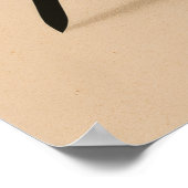 "Twin Spears | Traditional African Weapon Wall Art Poster (Ecke)