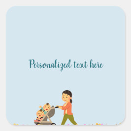 Twin Spring Walk Sticker