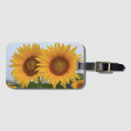 Twin Sunflowers Gepäckmarke Gepäckanhänger