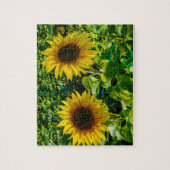 Twin Sunflowers Puzzle (Vertikal)