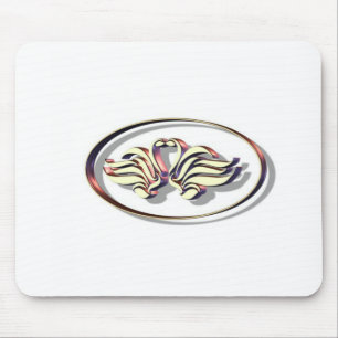 Twin Swans Mousepad