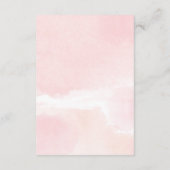 Twin Teddy trägt pinkfarbene Blumenbücher Mädchen Begleitkarte (Rückseite)