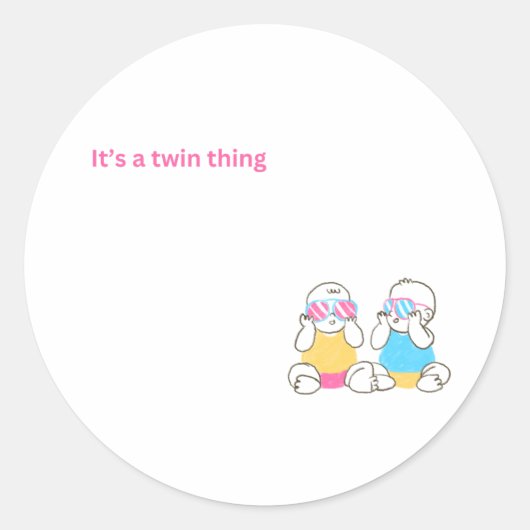 Twin Thing Stickers (Vorderseite)