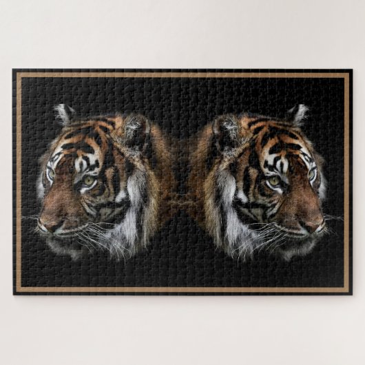 Twin Tigers Puzzle (Horizontal)
