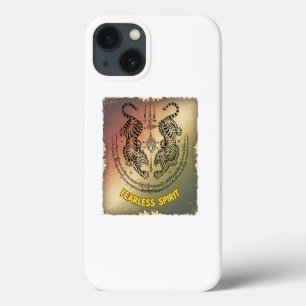 Twin Tigers Sak Yant iPhone-Hülle Furchtloser Ge Case-Mate iPhone Hülle