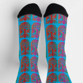 Twin Tiki Sculpture Thunder_Cove Socken (Oben)