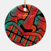 Twin Tiki Skulptur Thunder_Cove Keramik Ornament (Hinten)