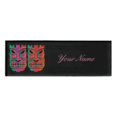 Twin Tiki Skulptur Thunder_Cove Namenschild (Vorderseite)