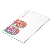 Twin Tiki Skulptur Thunder_Cove Notizblock (angewinkelt)