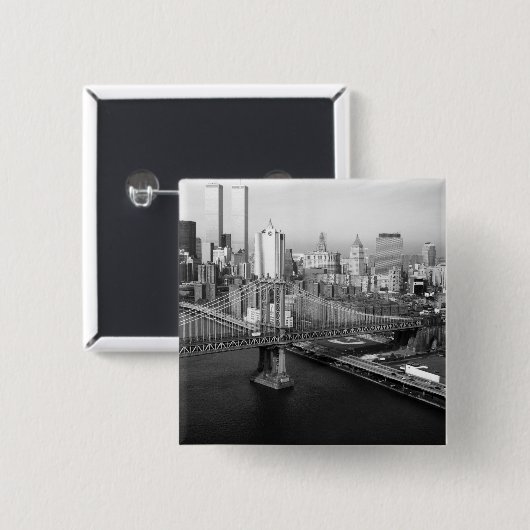 Twin Tower: 1991 Button (Vorne & Hinten)