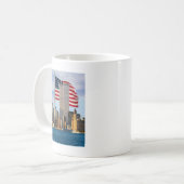 Twin Tower Amerika Kaffeetasse (Vorderseite Links)