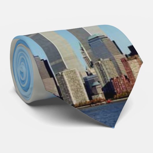 Twin Tower Krawatte (Gerollt)