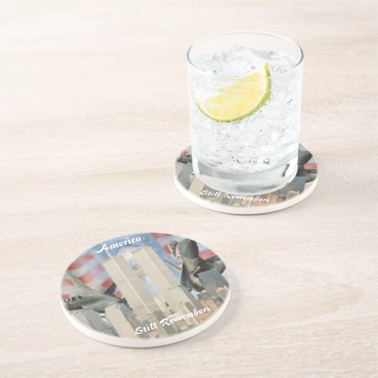 Twin Towers 9/11 Remembrance Untersetzer (Seite)