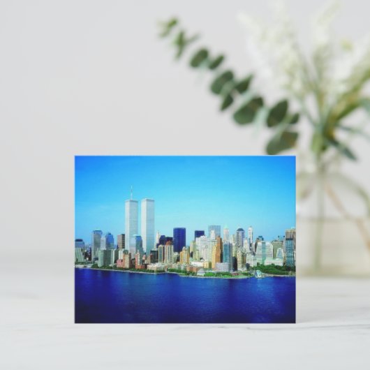 Twin Towers (alias World Trade Center Postcard) Postkarte (Stehend Vorderseite)