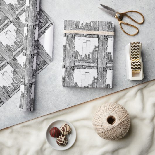 Twin Towers Geschenkpapier (Kunsthandwerk)