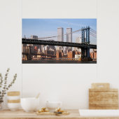 TWIN TOWERS UND BRIDGES POSTER (Küche)