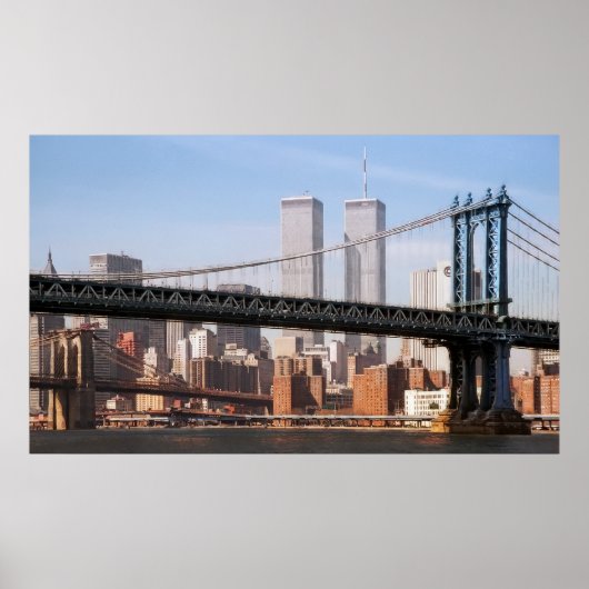 TWIN TOWERS UND BRIDGES POSTER (Vorne)