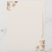 Twin Trivia Game Tan Boho Bear Baby Shower (Rückseite)