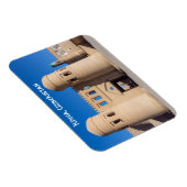 Twin-turreted West Gate - Chiwa, Usbekistan Magnet (Rechte Seite)