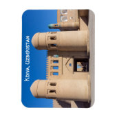 Twin-turreted West Gate - Chiwa, Usbekistan Magnet (Vertikal)
