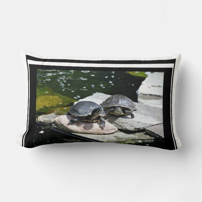 Twin Turtles - Lendenkissen (Vorderseite)