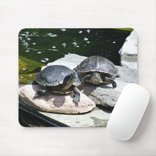 Twin Turtles - Mousepad (Mit Mouse)