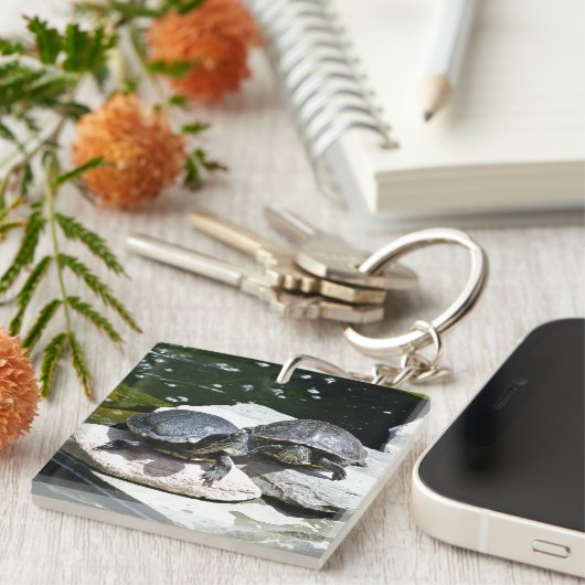 Twin Turtles - Schlüsselanhänger (Vorderseite rechts)