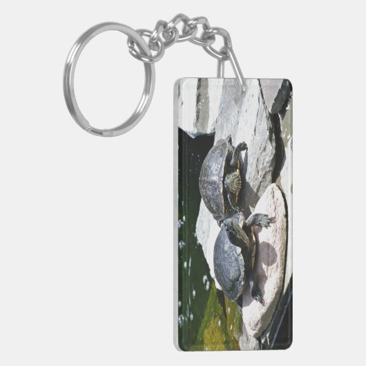 Twin Turtles - Schlüsselanhänger (Vorderseite links)