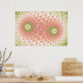 Twin Watermelons Poster (Küche)