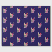 Twin Weinflaschen Geschenkpapier (Flach)