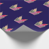 Twin Weinflaschen Geschenkpapier (Ecke)