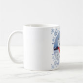 Twin Westies auf einem Wintry-Abend Kaffeetasse (Links)