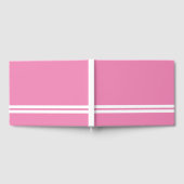 Twin White Bottom Racing Streifen auf formellem Ro Gästebuch (Voll)