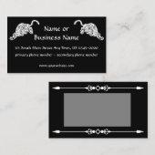 Twin White Tigers Visitenkarte (Vorne/Hinten)