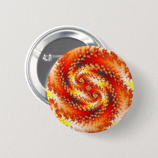 Twinblazer - Fraktal-Knopf Button (Vorne & Hinten)