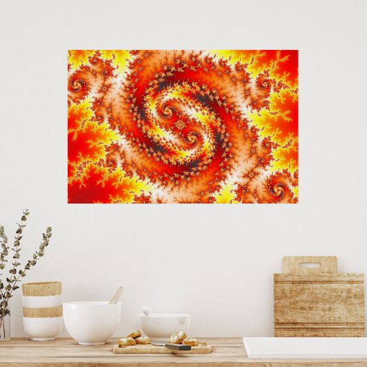 Twinblazer - Fraktal Poster (Küche)