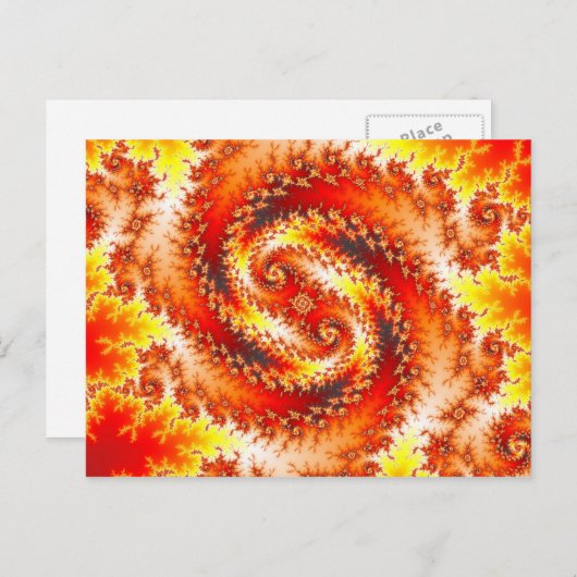 Twinblazer - Fraktal Postkarte (Vorne/Hinten)