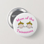 Twincess Mama Button (Vorne & Hinten)