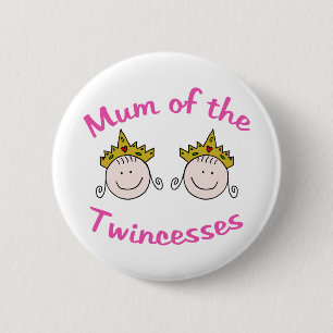 Twincess Mama Button