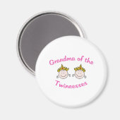 Twincess Oma Magnet (Vorderseite/Rückseite)