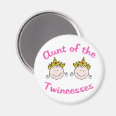 Twincess Tante Magnet (Vorderseite/Rückseite)
