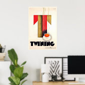 Twining Tee Kaffee Getränk Getränke Küche Essen Poster (Heimbüro)