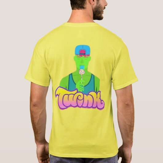 Twink-a-Licious LGBTQ+-Gay Pride T-Shirt (Rückseite)