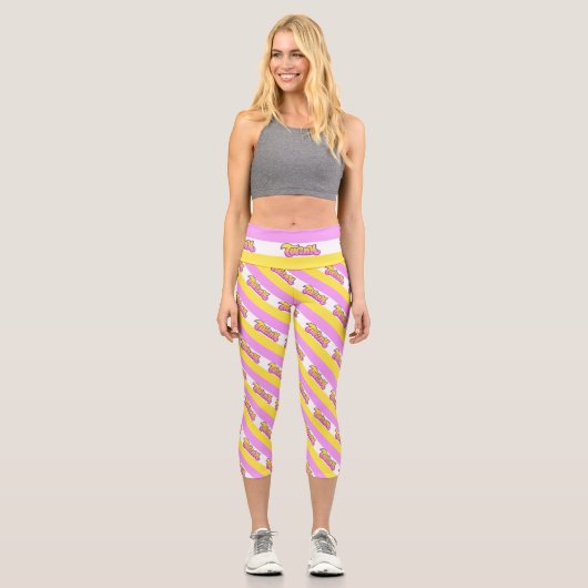 Twink LGBTQ+ Gay Pride Unisex Capri Leggings (Vorderseite)