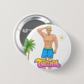 TWINK Pin Knopf Button (Vorne & Hinten)