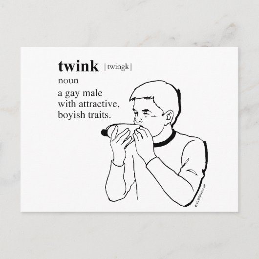TWINK POSTKARTE (Vorderseite)