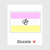 Twink Pride Flag Aufkleber (Blatt)