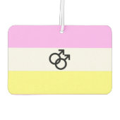 Twink Pride Flag Autolufterfrischer (Rückseite)